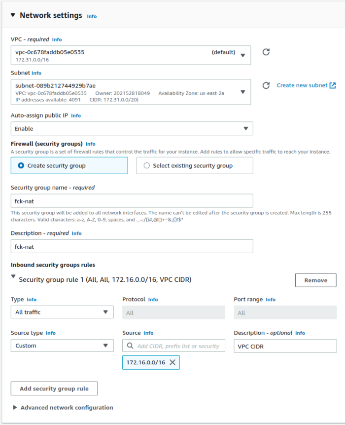 Network Settings